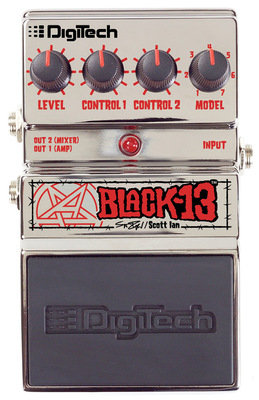 DIGITECH SCOTT IAN BLACK 13 Педаль эффектов