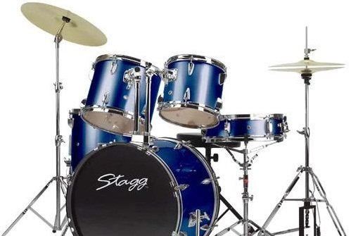 STAGG TIM ST 22 BL Ударная установка, BD - 22", TT - 12", 13" с держателями, FT - 16", металлический малы