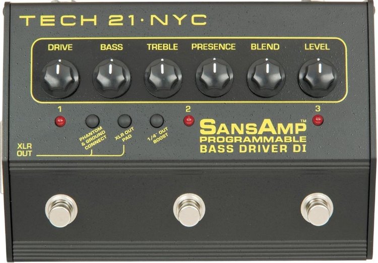 Tech 21 PBDR Programmable Bass Driver Басовый предусилитель