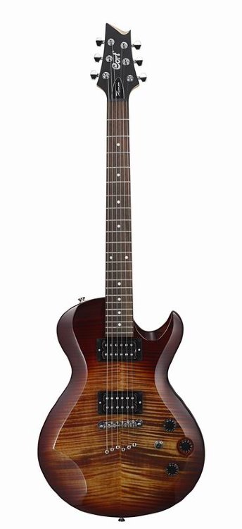CORT Z42 FT TAB Электрогитара, с топом из огненного клена Tabacco Amber Burst (табачно янтарный санбёрст)