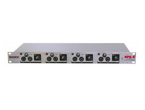 NADY HPA4 Усилитель для 4-х пар наушников, 4 независимых стерео входа, 20Hz - 20kHz,  - лучшее соотношение цена-качество!