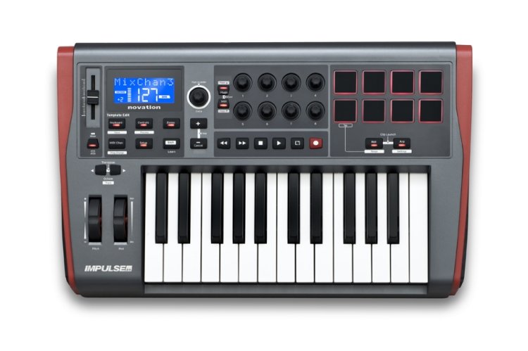 Novation Impulse 25 MIDI-клавиатура