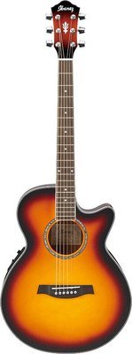 IBANEZ AEG10E VINTAGE SUNBURST Электроакустическая гитара