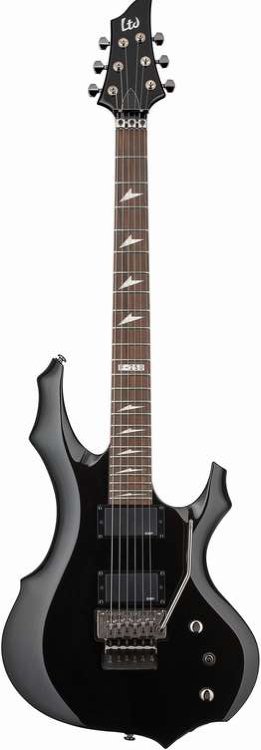 LTD F-250/BLK эл.гитара, агатис, сквозной гриф 25,5", ESP LH-301, Floyd Rose, 24 лада, цвет BLK (Black)