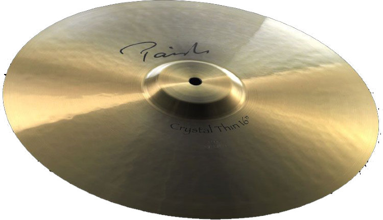 PAISTE 16" Crystal Thin (Crash) Signature Тарелка