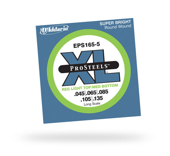 D`ADDARIO EPS165-5 Комплект струн для 5-струнной бас-гитары
