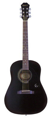 EPIPHONE AJ-100 EBONY Акустическая гитара