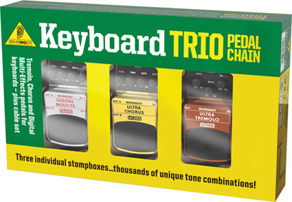 BEHRINGER KEYBOARD TRIO TPK989 Набор педалей эффектов для клавишных инструментов (Tremolo, Chorus and Digital Multi-FX)