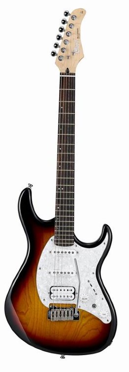 CORT G280 3TS Электрогитара, 3 Tone Sunburst (3-х тоновый санберст)