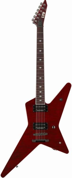 LTD GUS-600/STBC Gus G., эл.гитара, ольха/клен, set-thru гриф 25,5", S.Duncan TB-6/SH-1, Floyd Rose original, 22 лада