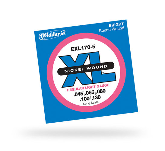 D`ADDARIO EXL170-5 Комплект струн для 5-струнной бас-гитары