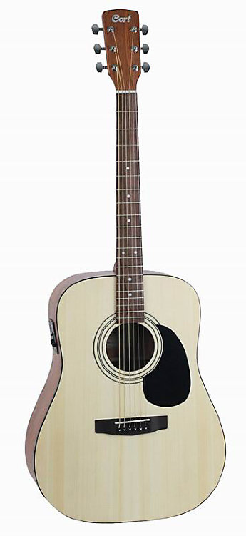 CORT AD810E NS W/BAG Электроакустическая гитара с чехлом, Natural Satin (натуральный матовый)