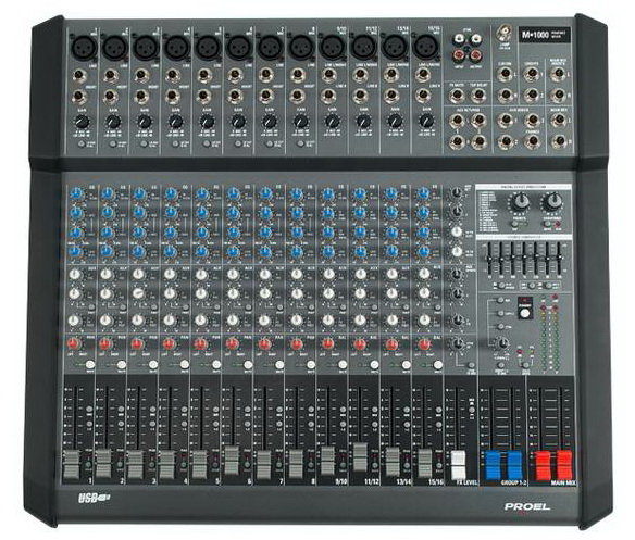 PROEL M1000USB Активный микшерный пульт