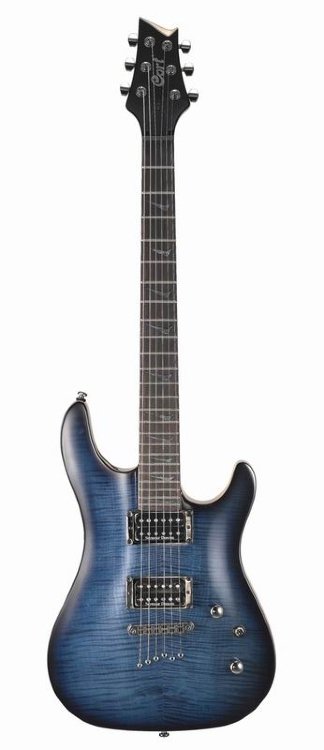 CORT KX-Custom SBB Электрогитара, Shadow Blue Burst (Синий санберст)