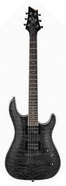 CORT KX-Custom TCG Электрогитара, Transparent Charcoal Grey (Прозрачный угольно-серый)