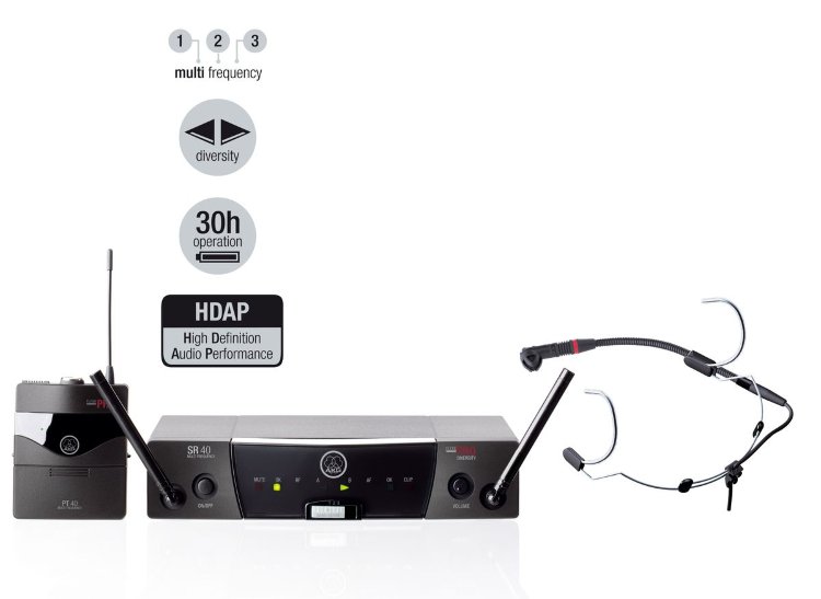 AKG WMS40Pro flexx sport 555 Радиосистема