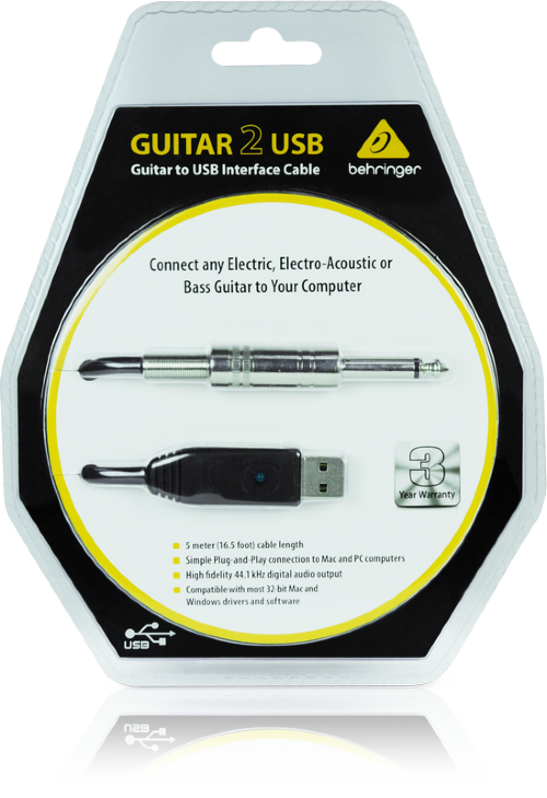 Behringer GUITAR2USB АУДИОИНТЕРФЕЙС