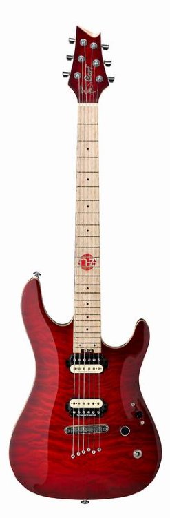 CORT NZS2 BFR Электрогитара, Blazing Fire Red (Пламенно-красный)