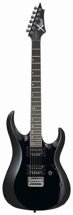 CORT X-Custom HT BK Электрогитара, Black (Черный)