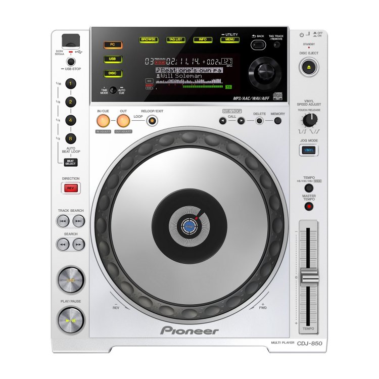 Pioneer CDJ850-W проигрыватель