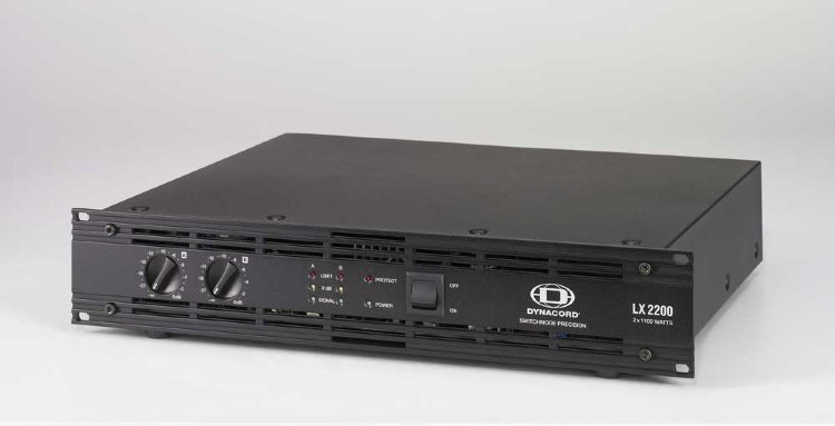 DYNACORD LX 2200, усилитель мощности, Class-H, 2 x 1100 Вт, 2U