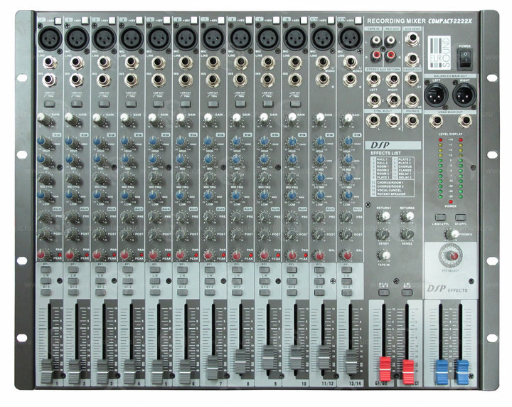 EUROSOUND COMPACT-2222X Микшерный пульт