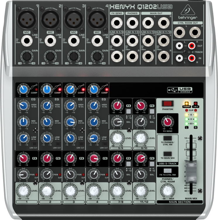 BEHRINGER XENYX Q1202USB Микшерный пульт