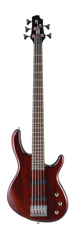 CORT ACTION V WS бас-гитара, 5-струнная, Walnut Satin (матовый орех)