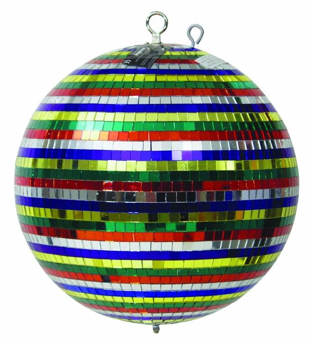EUROLITE MULTICOLOR Цветной зеркальный шар 30 см, 50120031