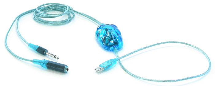 JAM MATE ROCKFROG Портативный USB аудио интерфейс для использования с электр. и бас-гитарами, 1х2 входа/выхода, выход для наушников, ПО NI Guitar Combos, драйвера WDM, MME, ASIO, DirectSound