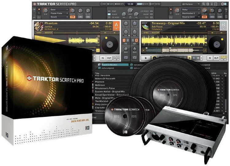 NATIVE INSTRUMENTS TRAKTOR SCRATCH PRO CONTROL VINYL BLACK Виниловый диск с таймкодом для Traktor Scratch Pro, черный
