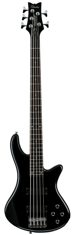 SCHECTER STILETTO DELUXE-5 BLK Бас-гитара