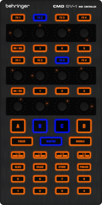 BEHRINGER CMD DV-1 DJ-контроллер