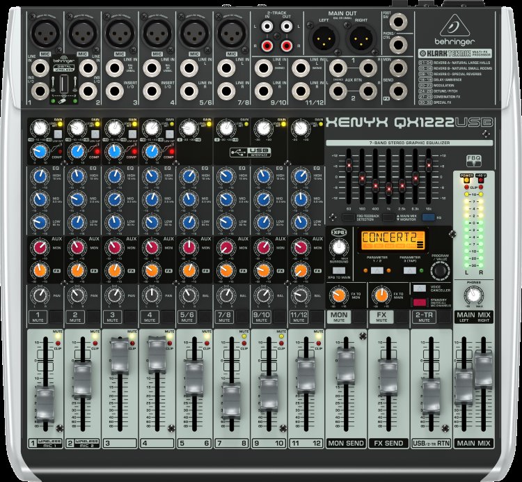 BEHRINGER XENYX QX1222USB Микшерный пульт