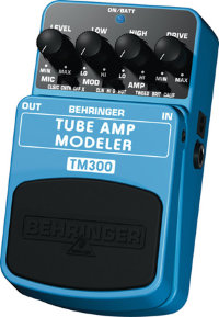 BEHRINGER TM300 Tube amp modeler Педаль эффектов