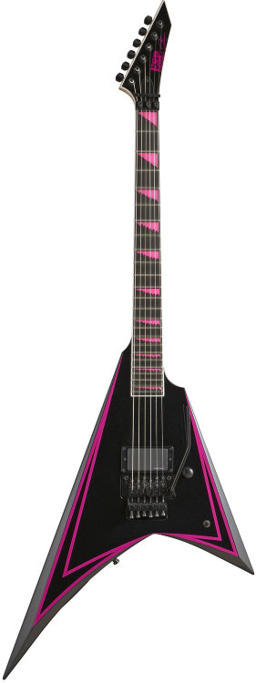ESP ALEXI PINK SAW TOOTH STD BLACK Электрогитара