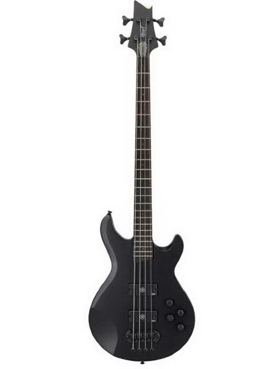 CORT EVL-Z2B BKS бас-гитара, 4-х струнная, Black Satin (черный матовый)