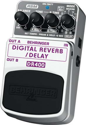 BEHRINGER DR400 Digital reverb/delay Педаль эффектов