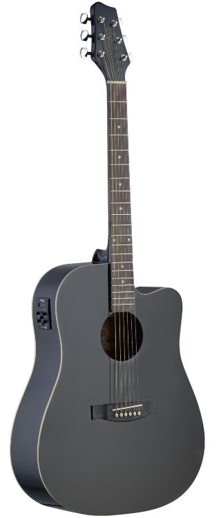 STAGG SA30DCE BK Электроакустическая гитара
