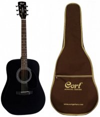 CORT AF 510E-BKS W_BAG Электроакустическая гитара