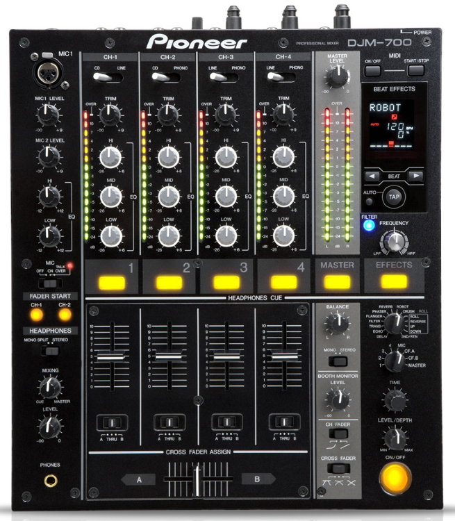 PIONEER DJM-700-K DJ микшер