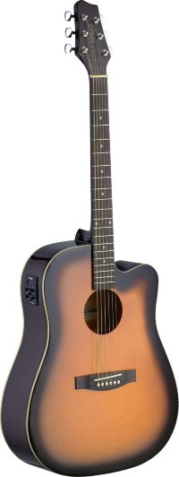 STAGG SA30DCE-BS Электроакустическая гитара