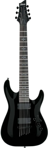 SCHECTER HELLRAISER C-7 BLK Электрогитара