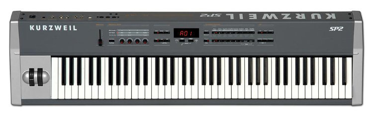 KURZWEIL SP2 Концертный синтезатор, 76 полувзвеш.кл. 64 тембра, 2 проц эффектов 150 алгоритмов, 64гол.полифония, USB