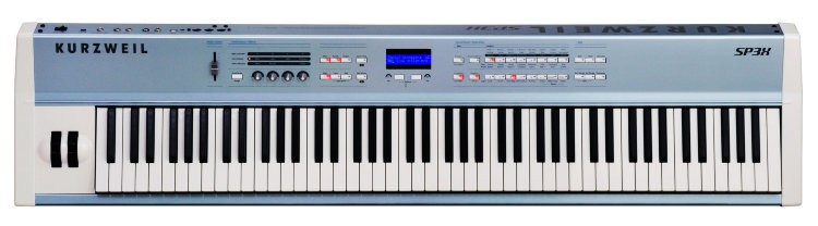 KURZWEIL SP3X Концертный синтезатор 88 взвеш.кл. 512 тембров, 2 проц эффектов 150 алгоритмов, 64гол.полифония, USB