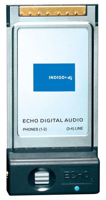 ECHO INDIGO DJ Аудиоинтерфейс PCMCIA 0х4, аналог 0х4, наушники