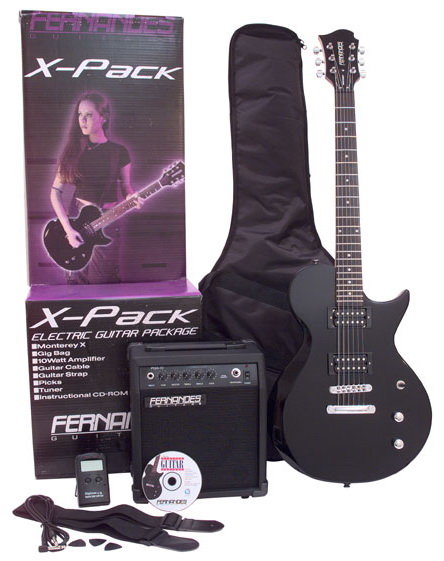 FERNANDES XPACK Электрогитара Monterey X Pack (LP-Style) + комбо 10Вт. (110В США!!!)