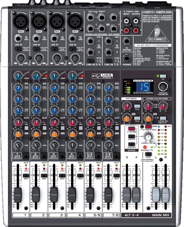 BEHRINGER XENYX X1204USB Микшерный пульт