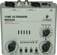 BEHRINGER TUBE ULTRAGAIN MIC200 Предусилитель для микрофона