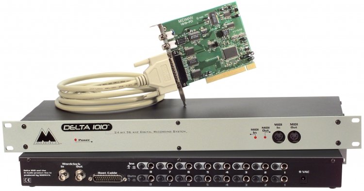 M-AUDIO DELTA 10/10 Аудиоинтерфейс PCI (внешний) 10x10, аналог 8х8, S/PDIF (coax), MIDI, WordClock